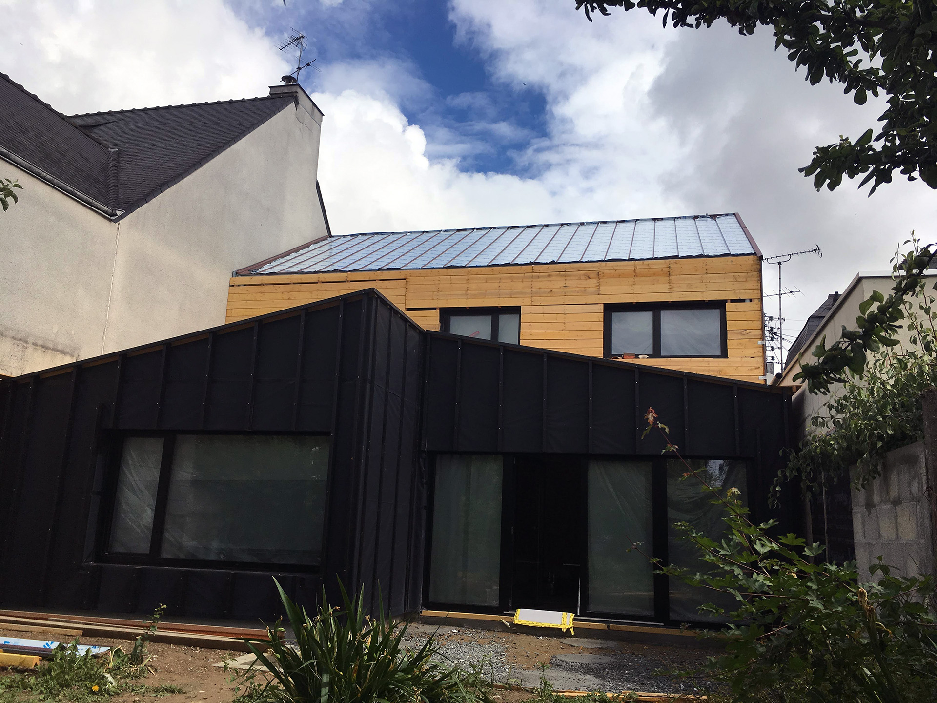 Construction d’une maison individuelle ossature bois | Rennes