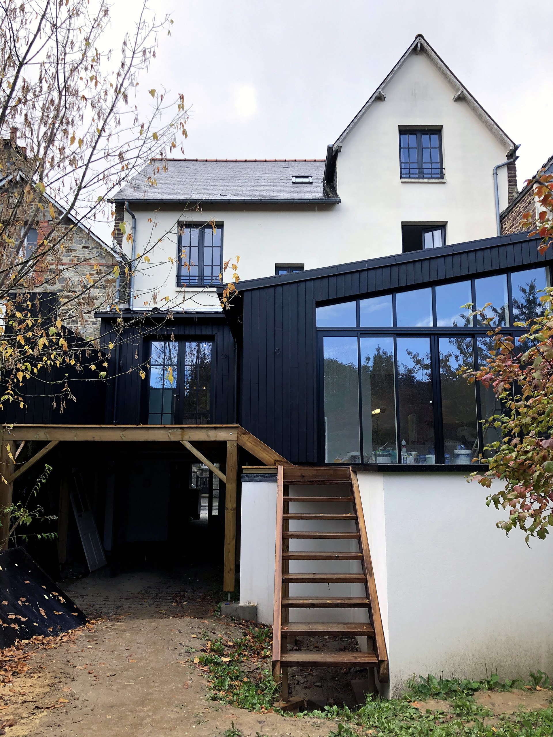 Rénovation et extension d’une maison individuelle | Rennes Centre